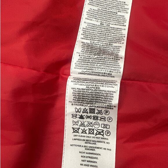 G by Guess Coat Red XL Belted Wool Blend - Picture 12 of 12